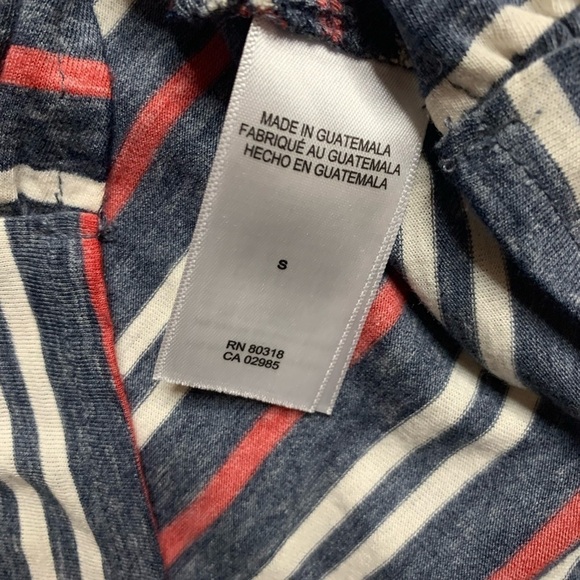 Lucky Brand Stripe Short Sleeve Tshirt Women Small - Picture 6 of 7